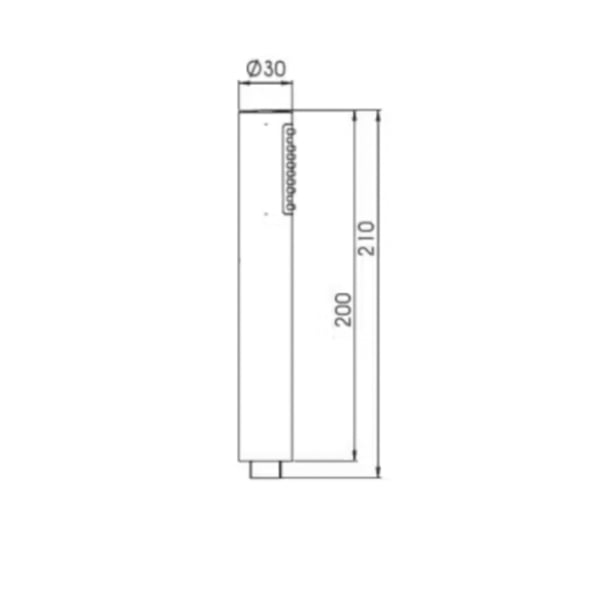 Τηλέφωνο ντους Tube 55087