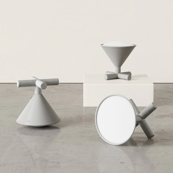 Επιτραπέζιο φωτιστικό Cono Portable Smart Grey Lamp 