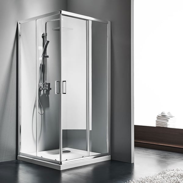 Καμπίνα ασύμμετρη Starlet offset corner entry 100x70