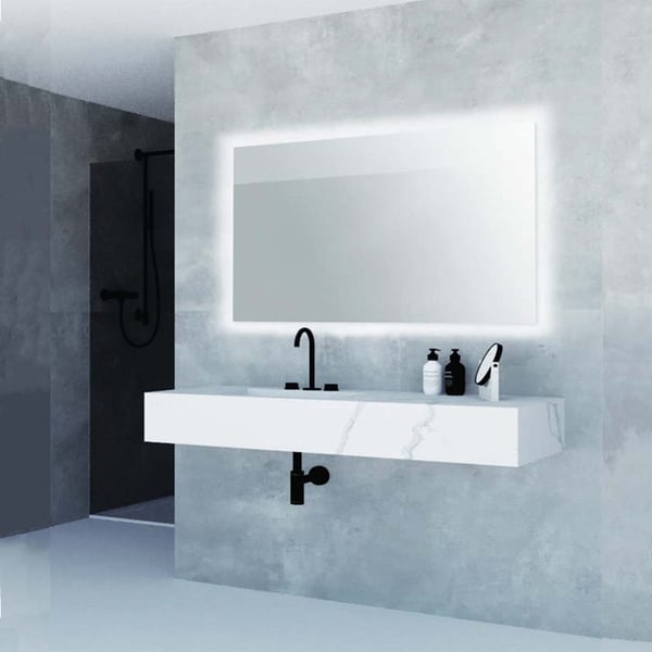 Καθρέπτης Furnica SP1 με φωτισμό  LED 80x65 cm 