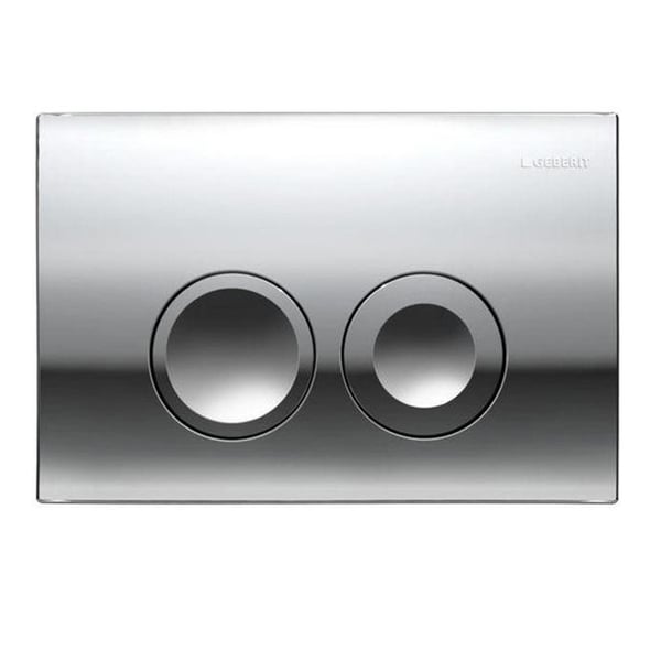 Πλακέτα Delta 21 Χρωμέ γυαλιστερό Geberit