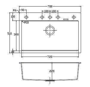 Νεροχύτης Optimus N-100