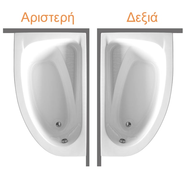 Μπανιέρα Sirene Marina 160x90