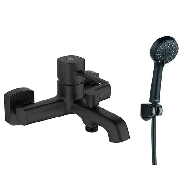 Μπαταρία λουτρού Pola Black Matt  BAP 710D LAVEO