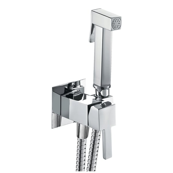 Ντουζάκι μπιντέ Square Chrome D76191