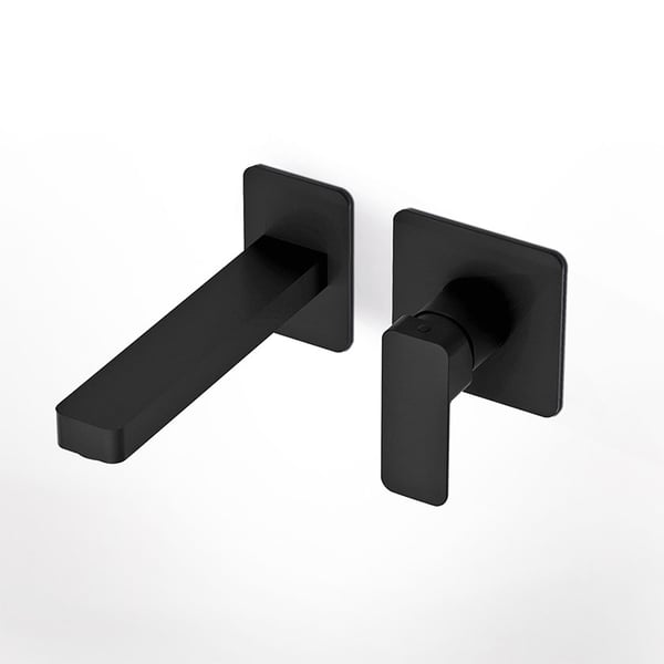 Μπαταρία Νιπτήρος Εντοιχισμού Quadra Black Matt