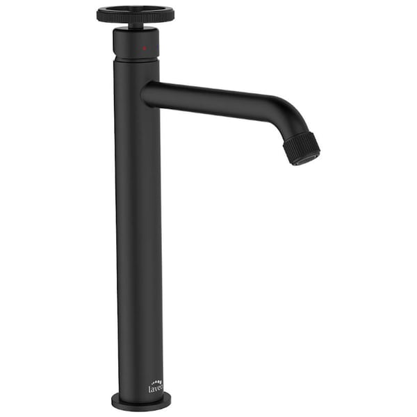 Μπαταρία νιπτήρος Muro Black Matt ψηλή BAU 72ND LAVEO