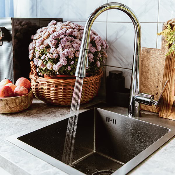 Μπαταρία νεροχύτη Nalda Chrome BAY 069D LAVEO