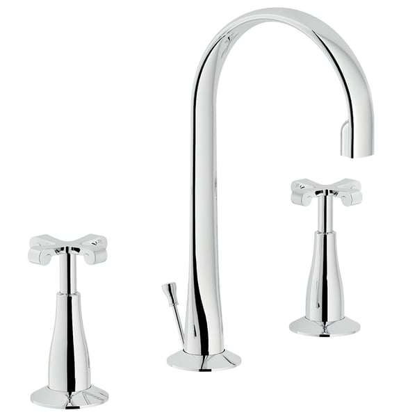 Μπαταρία νιπτήρος Carlos Primero CP212/1CR 3 οπών Chrome