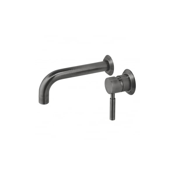 Μπαταρία Νιπτήρος Εντοιχισμού Origins 2 οπών Black