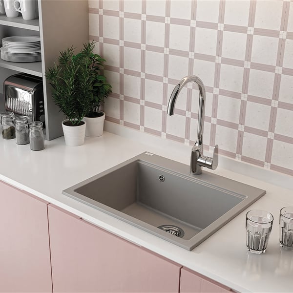 Νεροχύτης Tau Grey 50x80