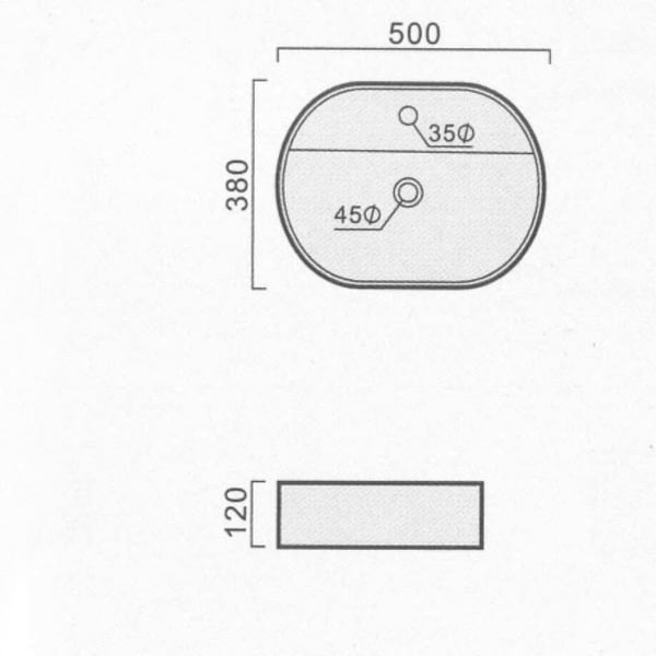 Νιπτήρας F006 White