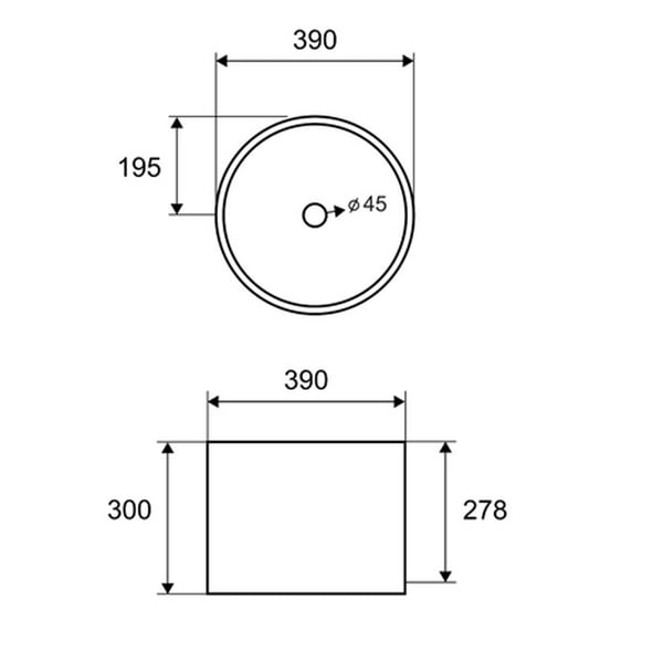 Νιπτήρας Cement Cleon