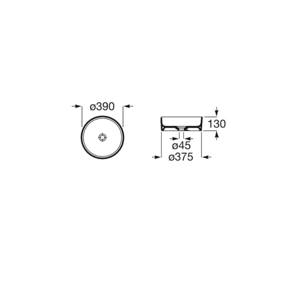 Νιπτήρας Terra White Matt A32787N620 Roca