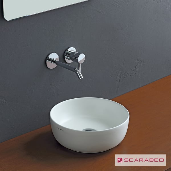 Νιπτήρας μπάνιου Glam Φ33cm Scarabeo 1808-301
