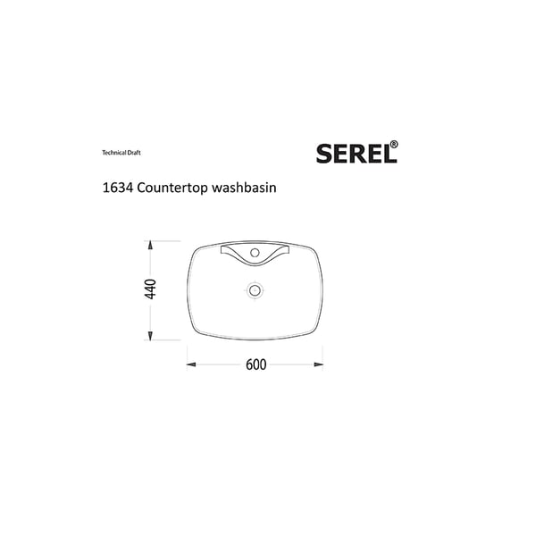 Νιπτήρας επιτραπέζιος 1634-300