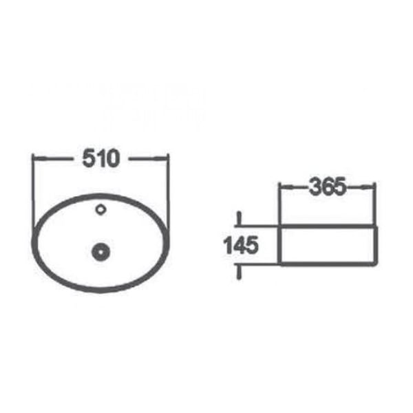 Νιπτήρας Tempo Λευκός