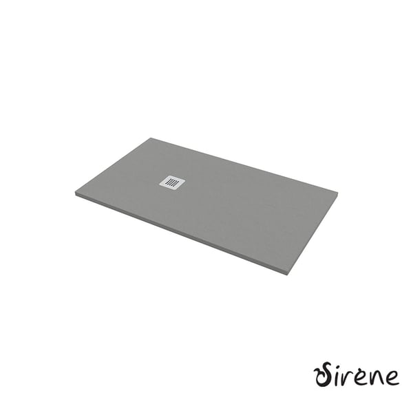 Ντουζιέρα παραλληλόγραμμη Cast Marble Beton Matt 140x80 cm