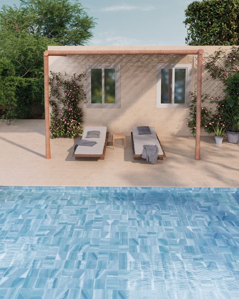 Πλακάκι Πισίνας Maritima Sky 15x15 cm