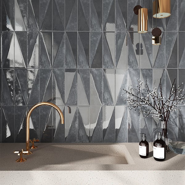 Πλακάκι Polar Blue 10x30 cm