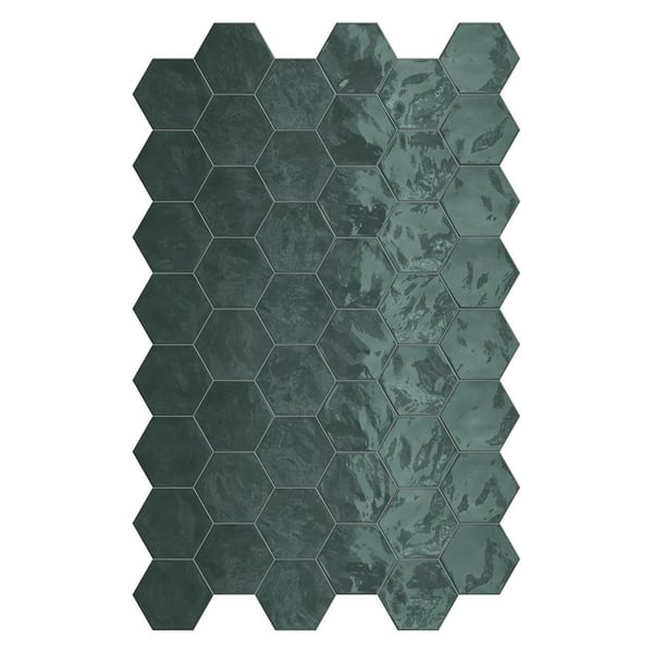 Πλακάκι Hexa green echo 17.5x15 cm