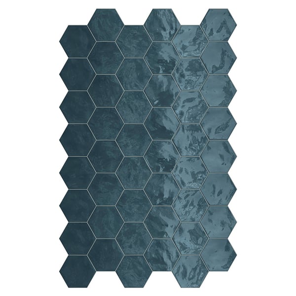 Πλακάκι Hexa ocean wave 17.5x15 cm