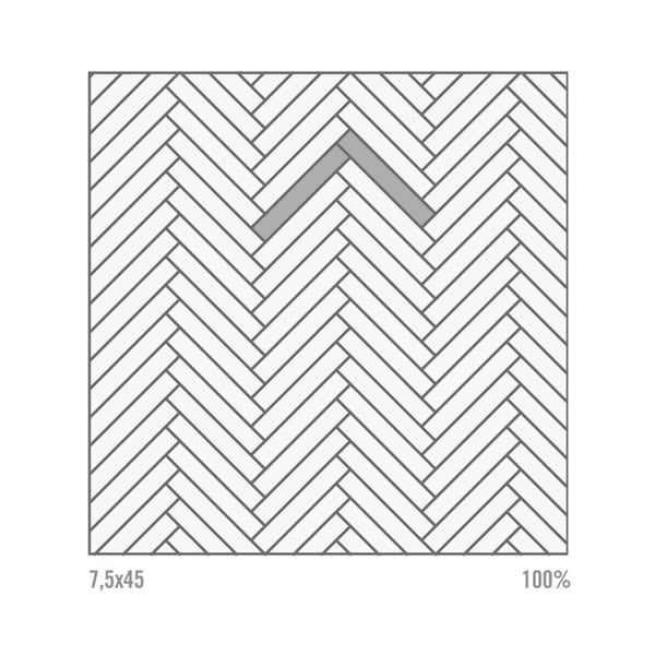 Πλακάκι Heartwood Beige 7,5x45 cm