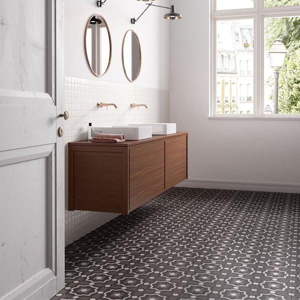 Πλακάκι Patchwork Black&White 04 20x20 cm