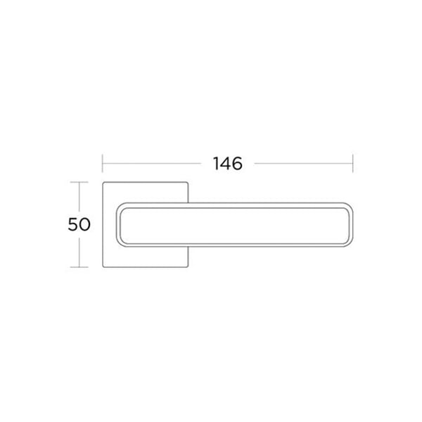 Πόμολο Convex 2145 νίκελ ματ 14.6 x 5