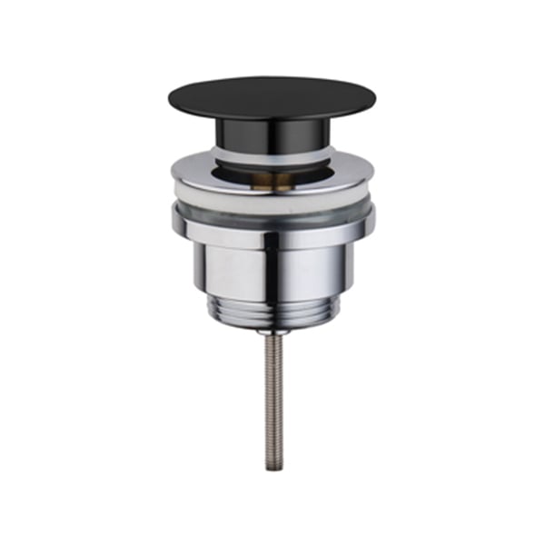 Βαλβίδα νιπτήρος Luck Black/Chrome