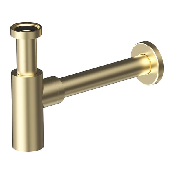 Σιφόνι νιπτήρος διακοσμητικό Minimalista Brushed Gold