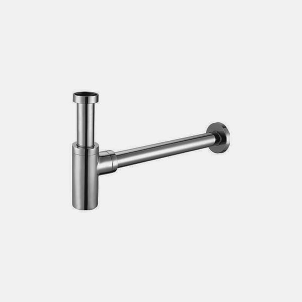 Σιφόνι νιπτήρος διακοσμητικό Nichel Spazzolato Sphera