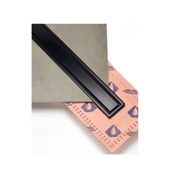 Σιφόνι, κανάλι ντουζιέρας 80 cm black matt Tema 93738-1N