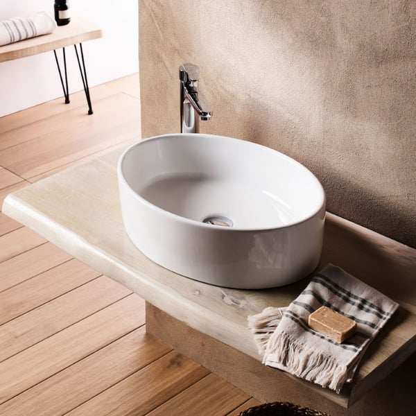 Νιπτήρας Tempo Λευκός