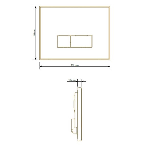 Πλακέτα Reflet 90 Black Siamp 111993