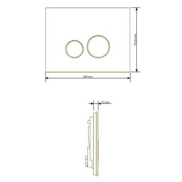 Πλακέτα Reflet 360 Black Siamp 111998