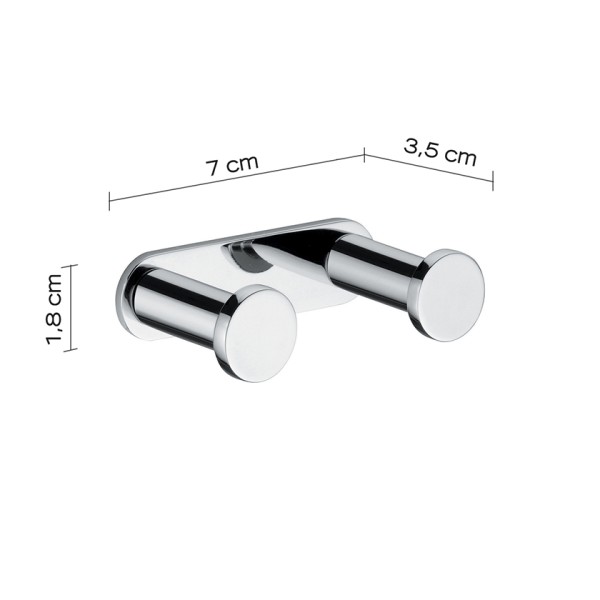 Άγκιστρο Διπλό Canarie Chromed A22613