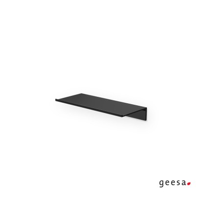 Ραφιέρα επιτοίχια μπάνιου LEEV Black Matt 28 cm
