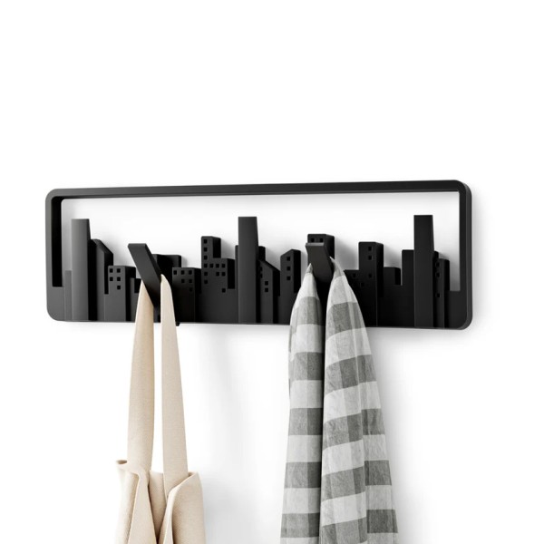 Κρεμάστρα με 5 άγκιστρα Skyline Multi Black Umbra 318190-040
