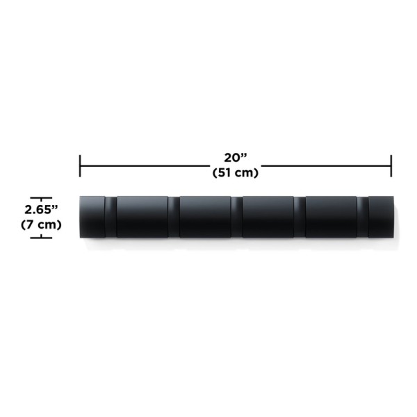 Κρεμάστρα με 5 άγκιστρα Flip Black 318850-040