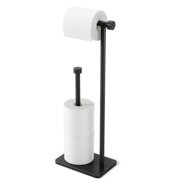 Χαρτοθήκη επιδαπέδια Cappa toilet paper Black Umbra Χαρτοθήκη επιδαπέδια Cappa toilet paper Black Umbra