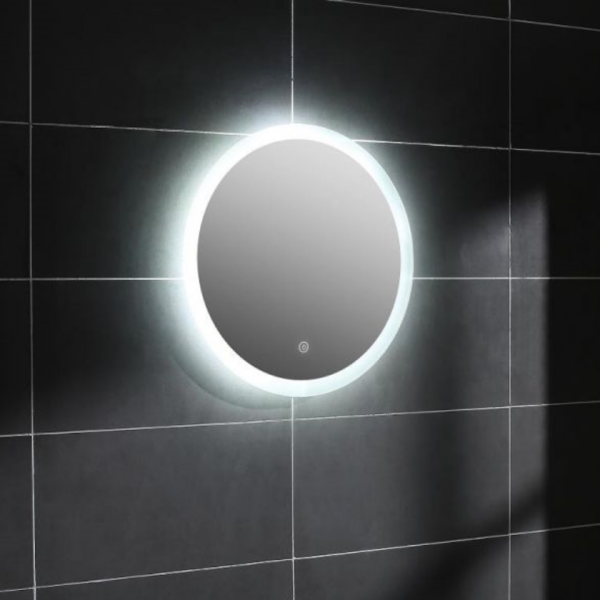Καθρέπτης Omicron White Led 60x60 cm