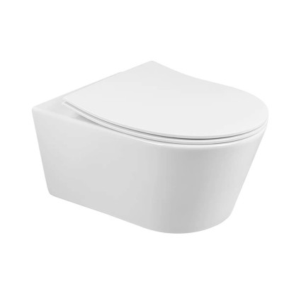 Λεκάνη κρεμαστή Urb.y 48 pack Rimflush Slim Soft Close Sanindusa 140936004
