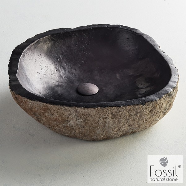 Νιπτήρας Πέτρινος Vero Riverstone Ø50-60 cm