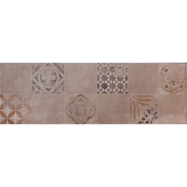 Πλακάκι με σχέδια Ogan Ceniza Decor 25x75 cm STN Ceramica