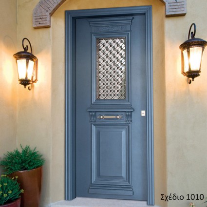 Πόρτα Golden Door Αλουμινίου με χυτά σχέδια