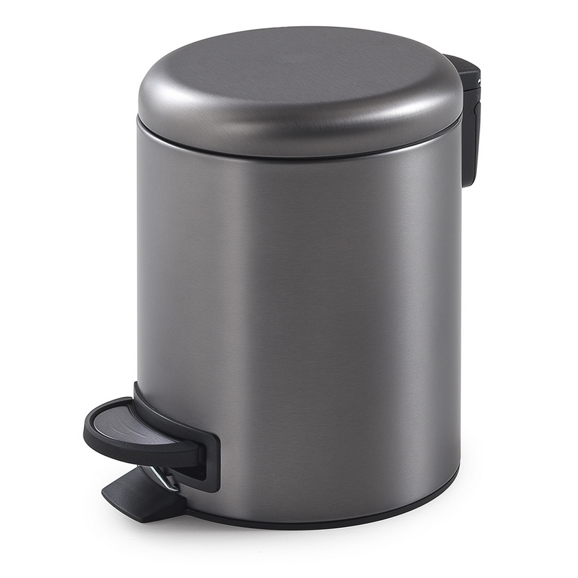 Χαρτοδοχείο Potty Gun Metal 3L Gedy