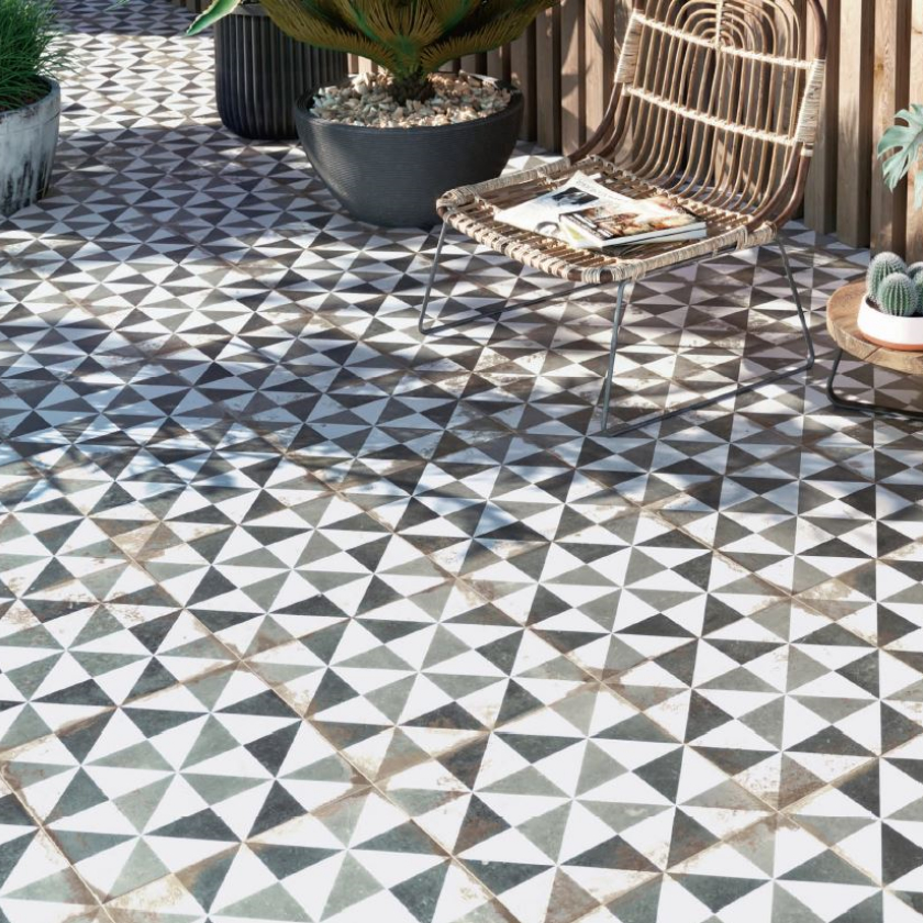 Πλακάκι Antique Triangle 33x33 cm