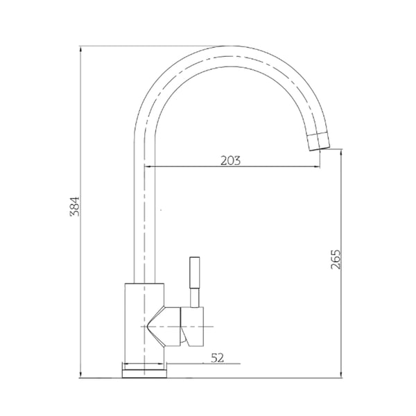 Μπαταρία νεροχύτη Mint Rose-Gold Matt