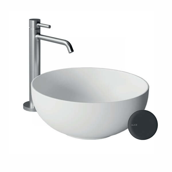 Νιπτήρας Form 37 Black Matt